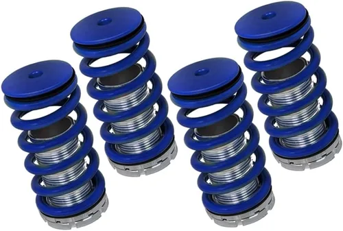Rtunes Racing Kit de suspensión de bajada de muelles helicoidales ajustables compatible con Acura Integra 90-02 Honda Accord 90-02 y 88-00 Civic y
