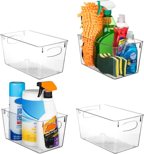 Miniatura 8 de ClearSpace Contenedores de Almacenamiento de Plástico Transparente – Perfectos para Organización y Almacenamiento de Cocina o Almacenamiento