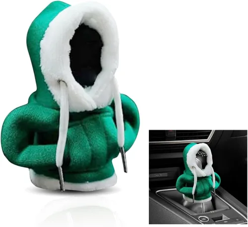 Miniatura 12 de Cubierta de capucha para palanca de cambios navideña, cubierta de capucha para cambios de estilo navideño, protector de invierno cálido para palanca
