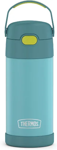 Miniatura 18 de THERMOS FUNTAINER - Botella de acero inoxidable con aislamiento al vacío y sorbete, capacidad de 12 onzas, para niños, azul Azul marino