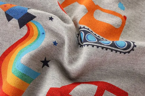 Miniatura 6 de Sudadera de algodón con cuello redondo para bebé ropa de Navidad de 1 a 7 años