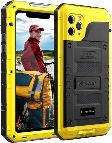 Miniatura 12 de Mitywah Funda impermeable para iPhone 7/iPhone 8 / iPhone SE 2020, funda de metal resistente de grado militar, protección de cuerpo completo
