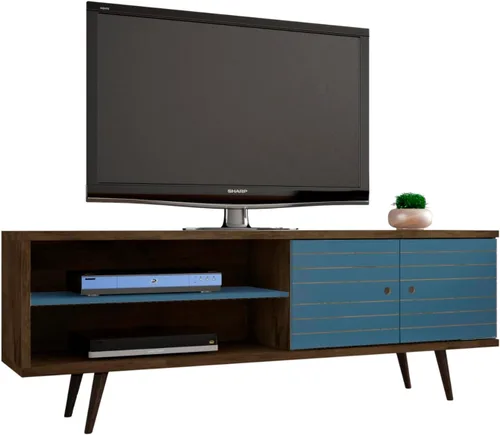 Miniatura 40 de Manhattan Comfort Liberty Soporte de TV Moderno de Mediados de Siglo para Televisores de hasta 46 Pulgadas, Centro de Entretenimiento