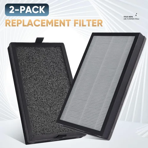 Miniatura 6 de Priestley Filtro de repuesto para purificador de aire, filtro de repuesto True HEPA con filtración de 3 etapas, elimina el 99.97% de humo, olor