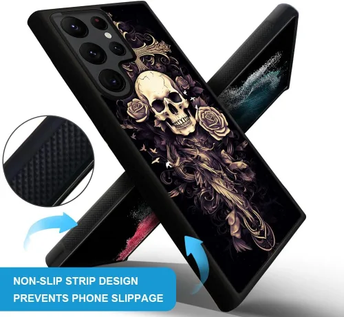 Miniatura 226 de CARLOCA Funda compatible con Samsung Galaxy S22 Ultra, diseño gráfico de Star Howling Wolfs Samsung Galaxy S22 Ultra, diseño gráfico, a prueba