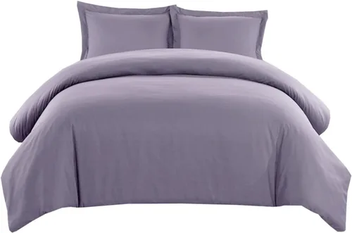 Miniatura 11 de Royal Hotel Bedding Funda de edredón de 500 hilos, 100% algodón, cierre de botón, suave y fresco, juego de funda de edredón de 2 piezas, tamaño Negro