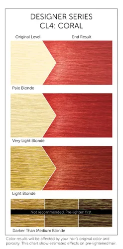 Miniatura 3 de CL4 Coral Bigen Designer Series - Coloración de cabello semipermanente (paquete de 3)