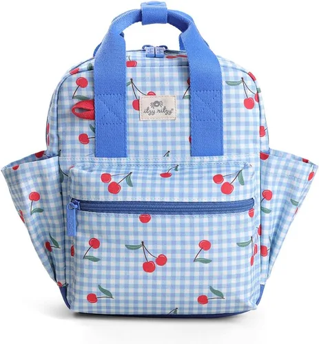 Miniatura 14 de Itzy Ritzy Mochila para niños pequeños – Bolsa de guardería – Cuenta con correas ajustables para el hombro, 2 bolsillos laterales e interior Pasta.