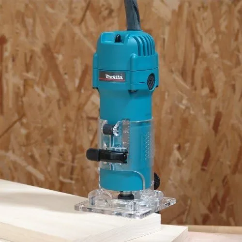 Miniatura 11 de Makita 3707FC Base Fija laminado Trimmer con luz LED
