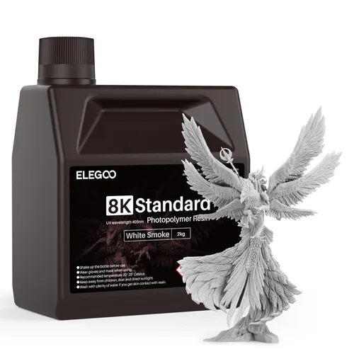 Miniatura 35 de ELEGOO Resina de impresora 3D estándar mejorada 2.0, resina fotopolimérica de curado UV de 405 nm para Mars Saturn Jupiter MSLA DLP LCD 3D Printing