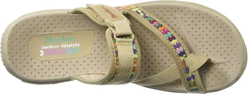 Miniatura 5 de Skechers Women's Reggae-Mad Swag-Toe Thong Woven Sandal