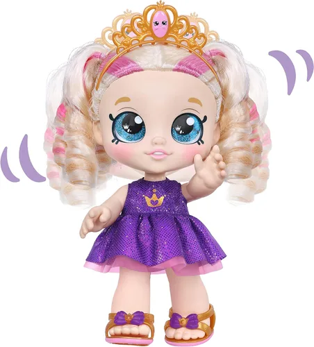 Miniatura 5 de Kindi Kids Scented Sisters - Muñeca de juego preescolar de 10 pulgadas - Tiara Sparkles