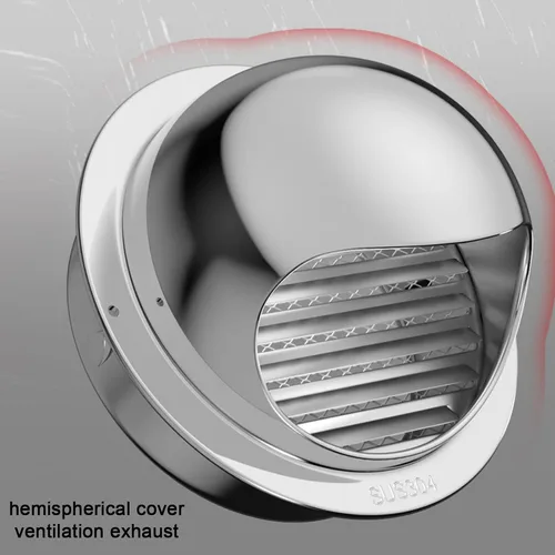 Miniatura 3 de Tapón de chimenea de acero inoxidable 304, protector de tubería para tubería, tapa de escape de lluvia, tapa de lluvia de chimenea, tapa
