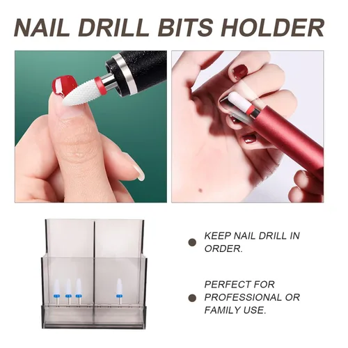 Miniatura 5 de 1 unid Display Tools Case Holder Stand Polishers Bottle Professional Nail Pulidor Base Manicura Cabeza de Plástico Lápiz Labial Rack Mujeres Pulido