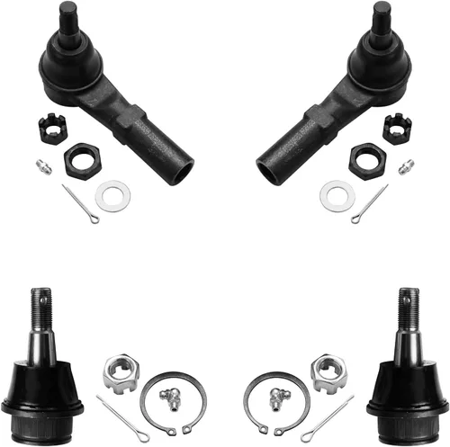 Miniatura 124 de Detroit Axle – Kit de suspensión delantera para Hyundai 2013-2018 Santa Fe 2 enlaces de barra de estabilizador 4 varillas de amarre interiores