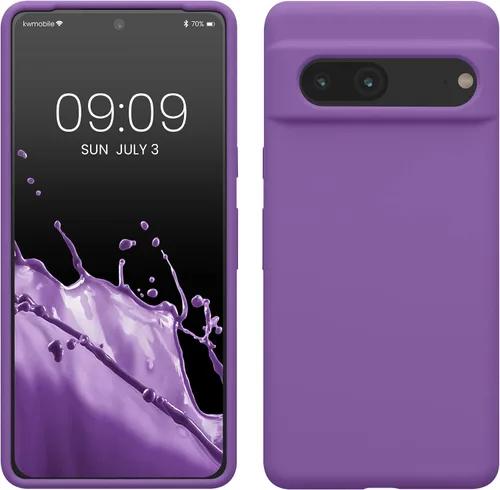 Miniatura 35 de kwmobile Funda compatible con Google Pixel 7 - Funda de silicona TPU con acabado suave - Piedra antigua