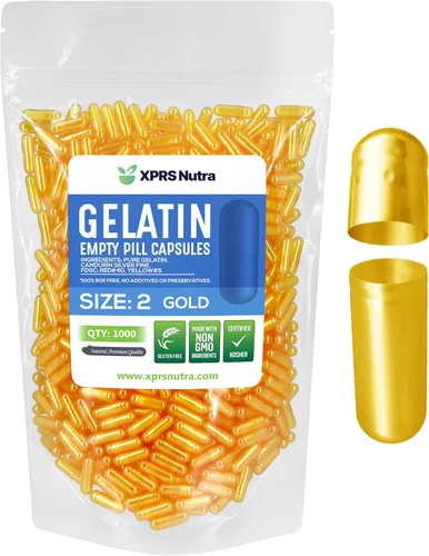 Miniatura 21 de XPRS Nutra Cápsulas vacías de tamaño 2 – 100 cápsulas vacías de gelatina – Pastillas de relleno de cápsulas de bricolaje – Cápsulas de gel de Multi