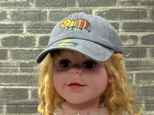 Miniatura 5 de Gorra de béisbol bordada para niños pequeños