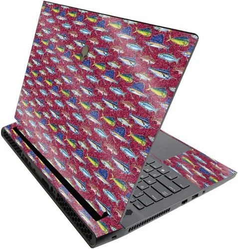 Miniatura 594 de MightySkins - Skin brillante con purpurina para Alienware M17 R3 (2020) y M17 R4 (2021) - Diversión de los años 90 Acabado duradero con purpurina
