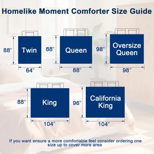 Miniatura 6 de Homelike Moment Edredón tamaño King – Inserto de edredón púrpura, relleno alternativo de plumón, cama tamaño King, ropa de cama ligera, acolchada