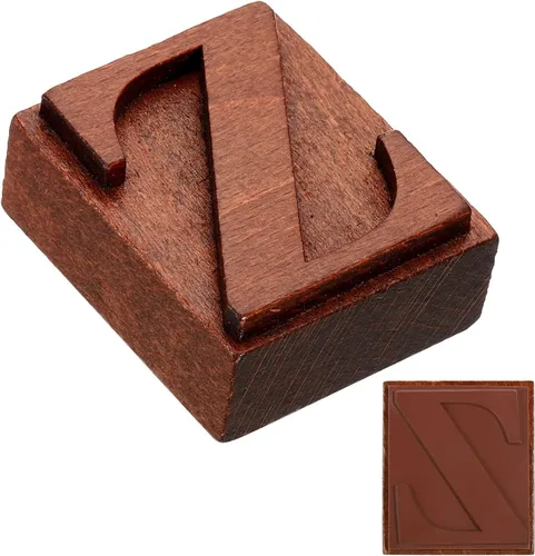 Miniatura 7 de PATIKIL Sellos de letras de goma de madera, juego de sellos de letras del alfabeto vintage, sello de madera para hacer tarjetas, manualidades