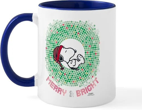 Miniatura 12 de CafePress Peanuts Gang Christmas Taza de Café de Cerámica de 11 oz (325 ml)