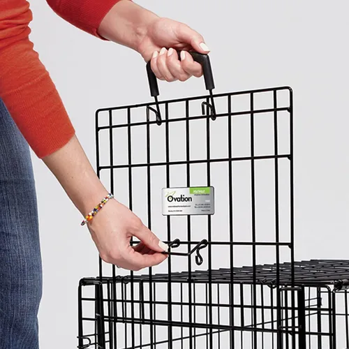 Miniatura 7 de Jaula de perro MidWest Homes for Pets, Puerta única, Negro