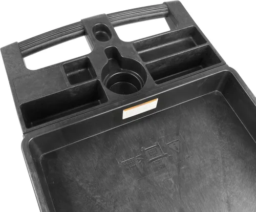 Miniatura 9 de MaxWorks 80855 Carrito de PP de servicio utilitario de 500 libras con dos bandejas y ruedas 30 pulgadas x 16 pulgadas Dimensiones totales