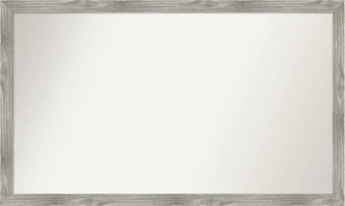 Miniatura 405 de Amanti Art Espejo personalizado, espejo de baño gris plomo a rayas, espejo de pared o espejo de tocador de baño sobre el fregadero