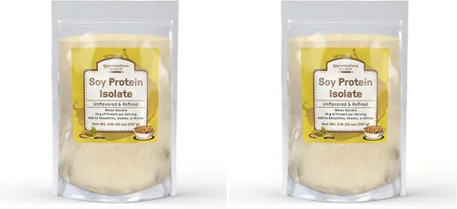 Miniatura 4 de Unpretentious Aislamiento de proteína de soja Baker (2 libras), buena fuente de proteínas y hierro, batidos, batidos