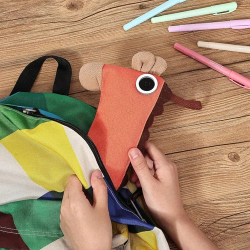 Miniatura 6 de Mr. Pen - Estuche para lápices de pie, bolsa de lápices de animales, burro rojo, estuche para lápices para niños, bonita bolsa para lápices