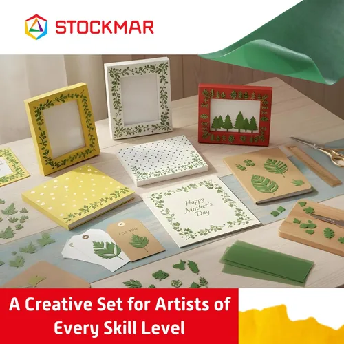 Miniatura 4 de STOCKMAR Cera de abeja decorativa - Paquete de 12 (verde)