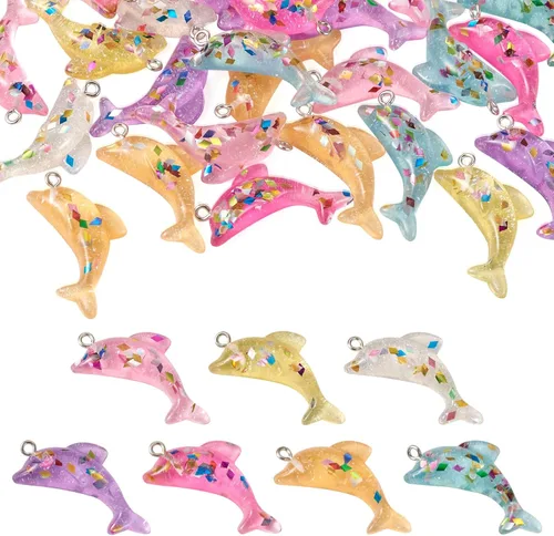 Miniatura 5 de Cheriswelry 10 colgantes de resina de abeja 3D con lazo de hierro, dijes de resina de animales, lindo adorno colgante de 0.79 a 0.78 pulgadas