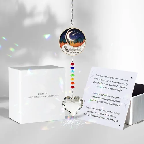 Miniatura 18 de Regalos conmemorativos para gatos por pérdida de gato, atrapasoles de cristal K9 para ventanas, regalo personalizado de condolencias para mascotas