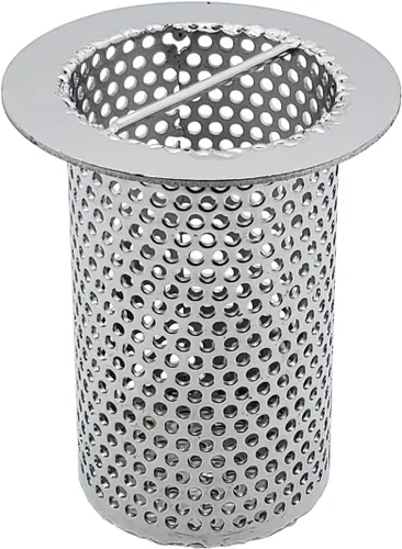 Colador de drenaje comercial (1, 3 pulgadas de diámetro x 4 pulgadas de alto cilindro)