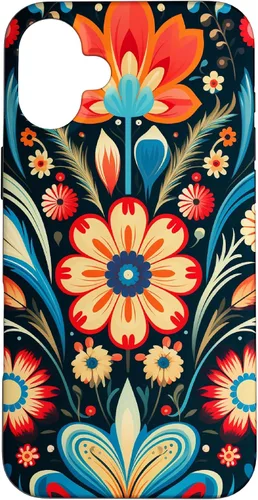 Miniatura 23 de Polish Folk Art Flower Pattern Poland Case for iPhone 17