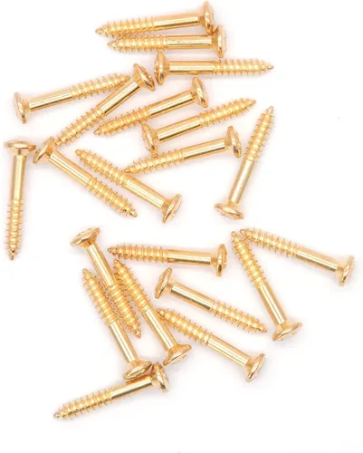 Miniatura 7 de 20 tornillos de montaje para anillo de pastilla Humbucker para guitarra Les Paul SG (negro)