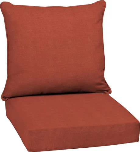 Miniatura 124 de Arden Outdoor Deep Seat Cushion Set, 24 x 24 pulgadas, Cojín para exteriores resistente al clima, a la lluvia y a la decoloración para silla, sofá