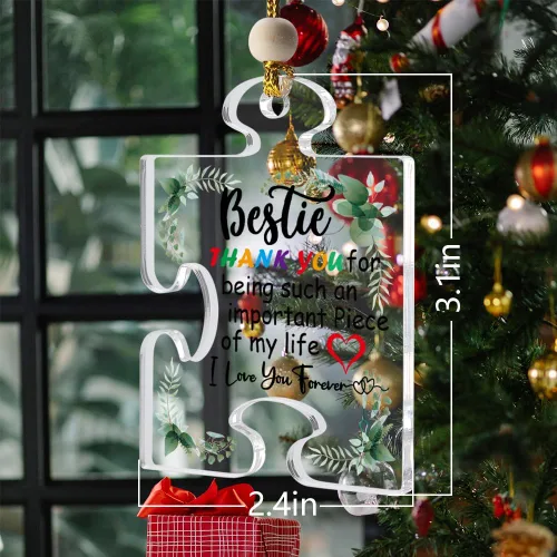 Miniatura 8 de Regalos de agradecimiento – Placa de rompecabezas de acrílico para decoración de cumpleaños y aniversarios