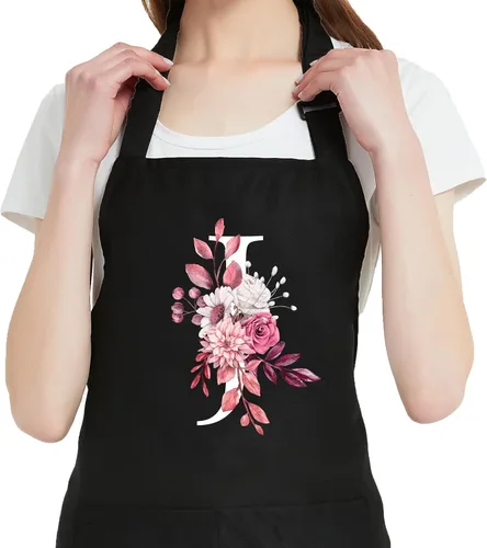 Miniatura 30 de Delantales Personalizados para Mujeres con Bolsillos, Lindos Delantales para Mujeres Chef de Repostería, Regalos de Cocina para el Cumpleaños de Mamá