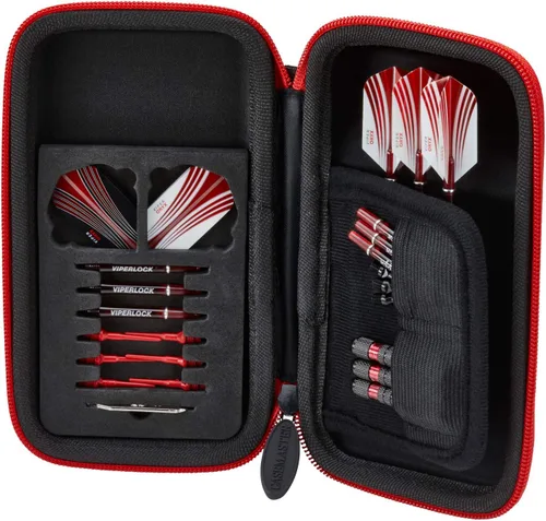 Miniatura 3 de Casemaster Sport - Estuche para dardos con capacidad para un juego de dardos y cuenta con almacenamiento integrado para vuelos, puntas y cañas