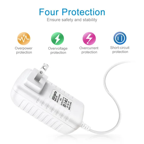 Miniatura 3 de Fuente de alimentación de 12 V, fuente de alimentación de 12 voltios 3A 36 W CC con interruptor de encendido y apagado, adaptador de corriente LED
