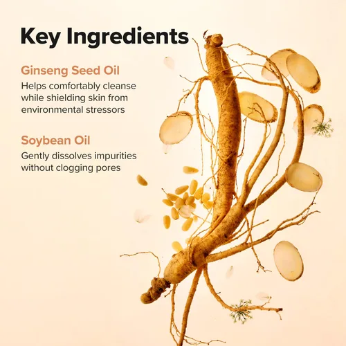 Miniatura 4 de Beauty of Joseon Aceite de Limpieza de Ginseng Removedor de Maquillaje Resistente al Agua para Piel Facial Sensible y Prone al Acné. Cuidado