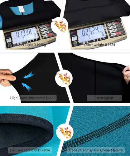 Miniatura 4 de NonEcho Entrenador de Cintura de Neopreno para Hombre Chaleco de Sauna Gimnasio Camiseta sin Mangas de Sudor Caliente Camiseta de Entrenamiento Faja