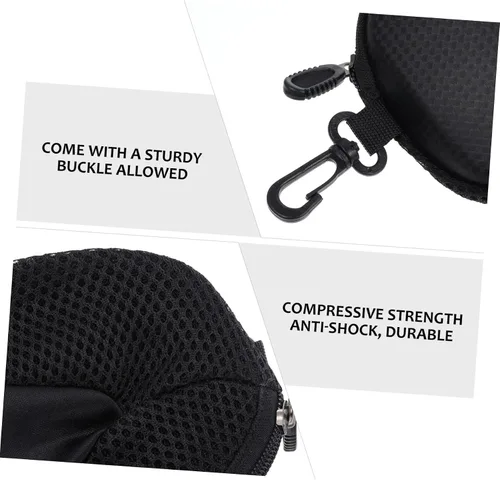 Miniatura 5 de IMIKEYA 2 unids estuche de gafas de esquí caso gafas de esquí caja de gafas de viaje gafas de deporte gafas organizador de gafas de seguridad caso
