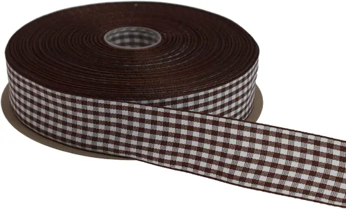 Miniatura 12 de Cinta a cuadros de 50 yardas cada rollo 100% poliéster con borde tejido (1/1-2 pulgadas x 50 yardas, negro)