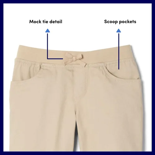 Miniatura 4 de French Toast Girls Big Stretch Pull-on Tie Front Short