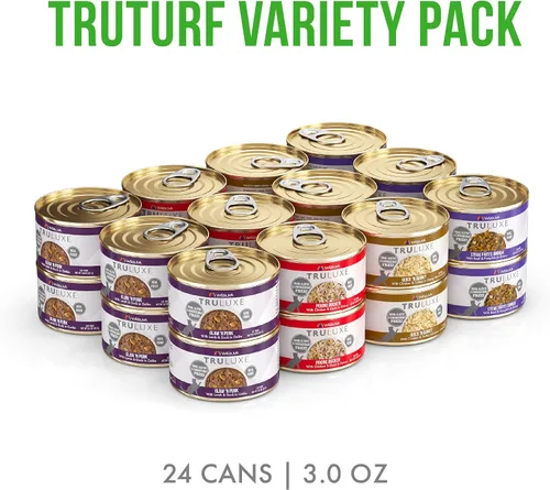 Miniatura 2 de Weruva Truluxe - Alimento para gatos, paquete variado, Truturf, comida húmeda para gatos, latas de 3 onzas (paquete de 24)