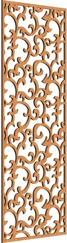Miniatura 43 de Wheatland Paneles de pared decorativos de madera con calado, 9 3/8 pulgadas de ancho x 24 3/8 pulgadas de alto x 1/4 de alto, nogal
