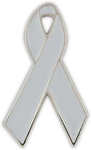 Miniatura 17 de PinMart Awareness - Pin de solapa esmaltado – Pin de cinta chapado en níquel y oro – Cinta de prevención y conciencia – Broche de joyería con parte